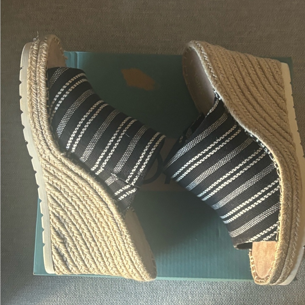 TOMS Monica mule black global stripe 10018185 - Picture 6 of 6